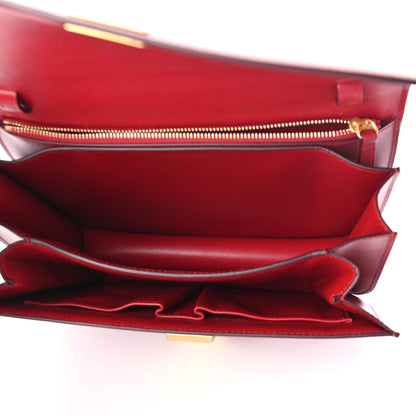 Celine Box Calfskin Medium Classic Box Flap Bag Red 4 of 4