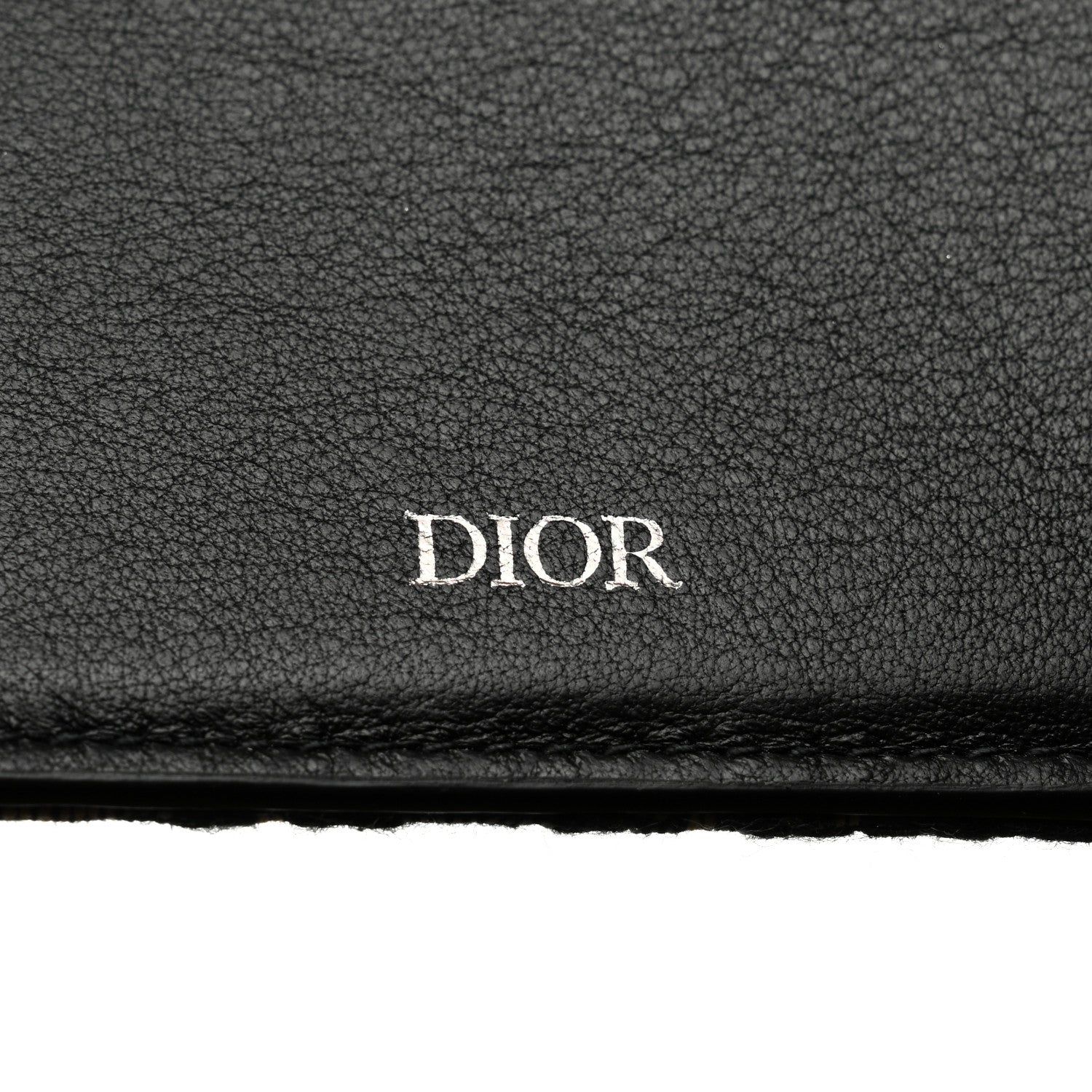 Christian Dior Oblique Bi-Fold Card Holder Blue 6 of 9