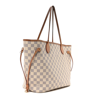 Louis Vuitton Damier Azur Neo Neverfull MM Rose Ballerine 4 of 7