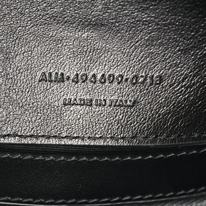 Saint Laurent Calfskin Y Quilted Monogram Small Loulou Chain Satchel Black 6 of 9