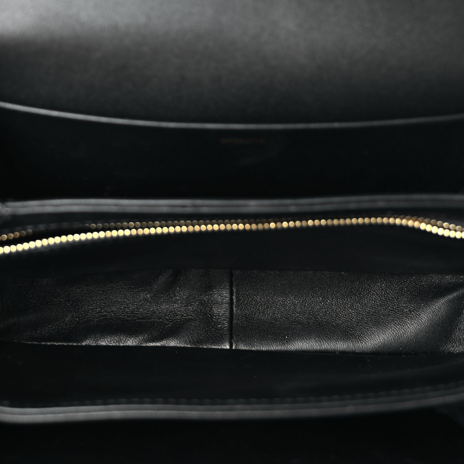 Celine Shiny Calfskin Medium Triomphe Black 4 of 8