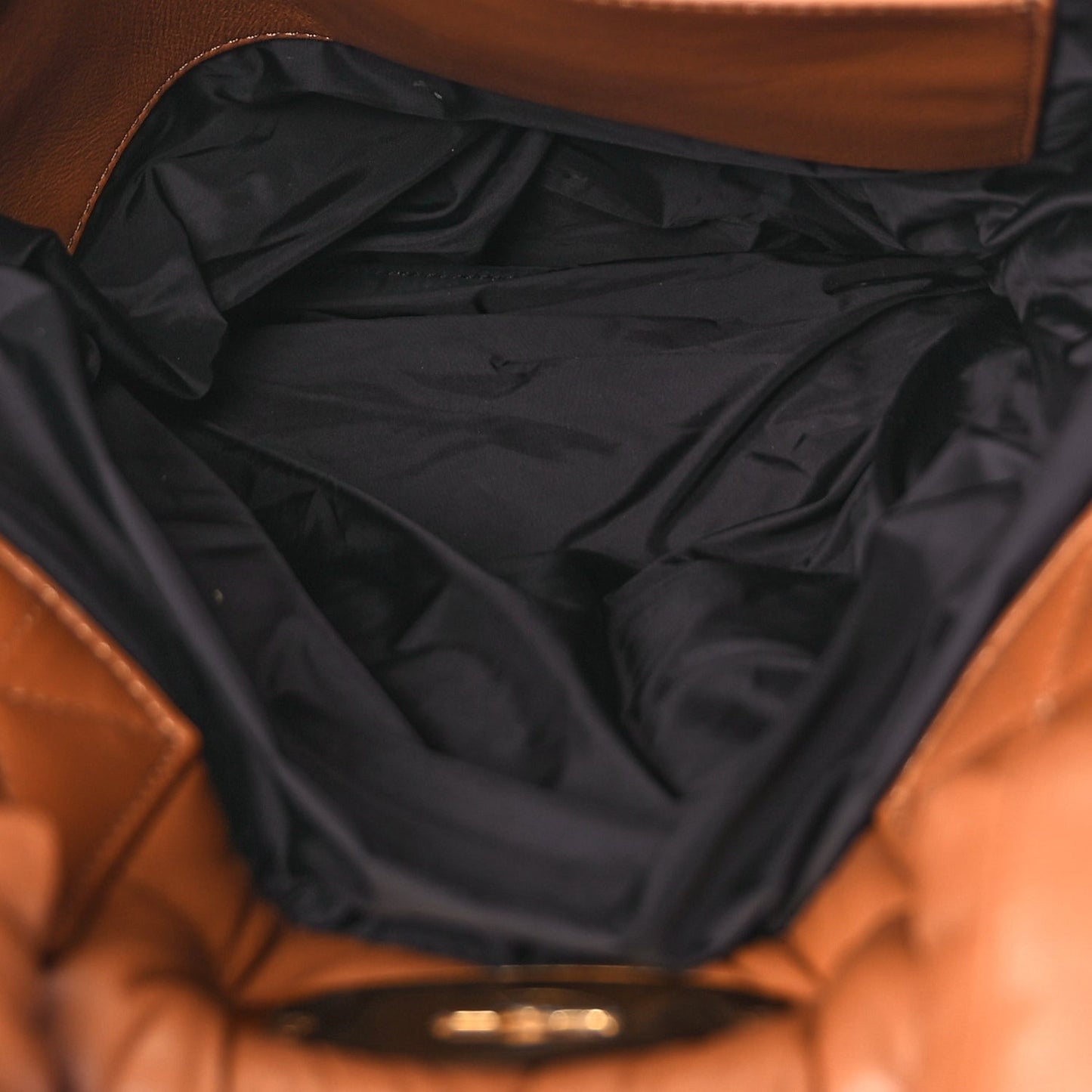 Nappa Pillow Quilted Big Softie Tote Tobacco