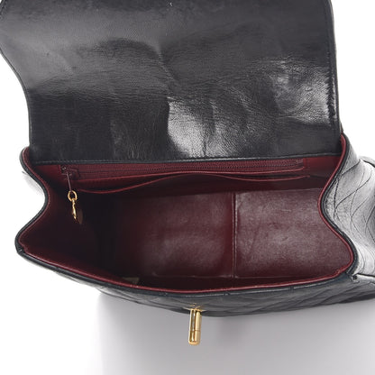 Chanel Lambskin Quilted Flap Shoulder Bag Black 5 of 12