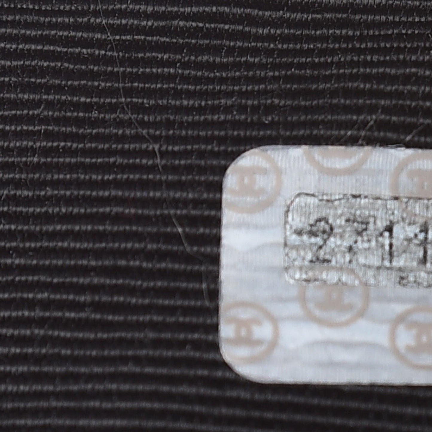 Canvas Chain Jumbo CC Tote Black