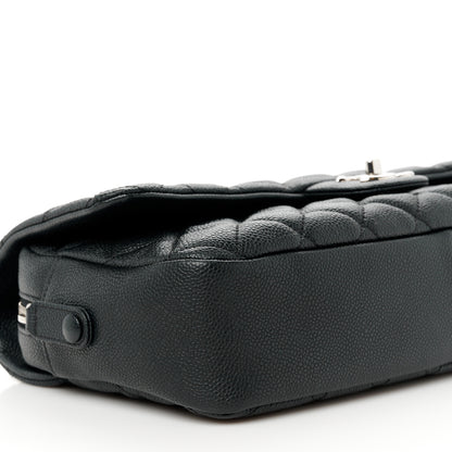 Chanel Caviar Quilted Jumbo Easy Flap Black 11 of 13