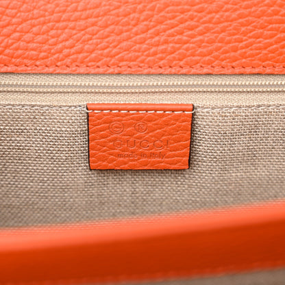 Gucci Dollar Calfskin InterLocking G Shoulder Bag Sun Orange 6 of 7