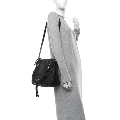 Chloe Calfskin Medium Marcie Satchel Black 2 of 7