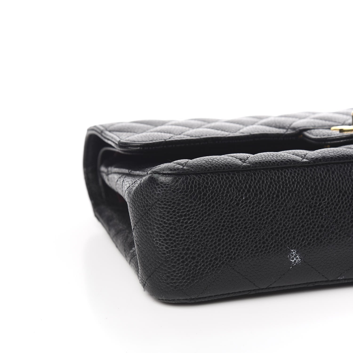 Chanel Caviar Quilted Medium Double Flap Black 11 of 14