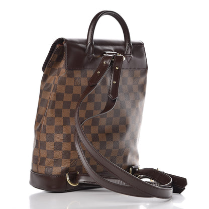 Louis Vuitton Damier Ebene Soho Backpack 3 of 7