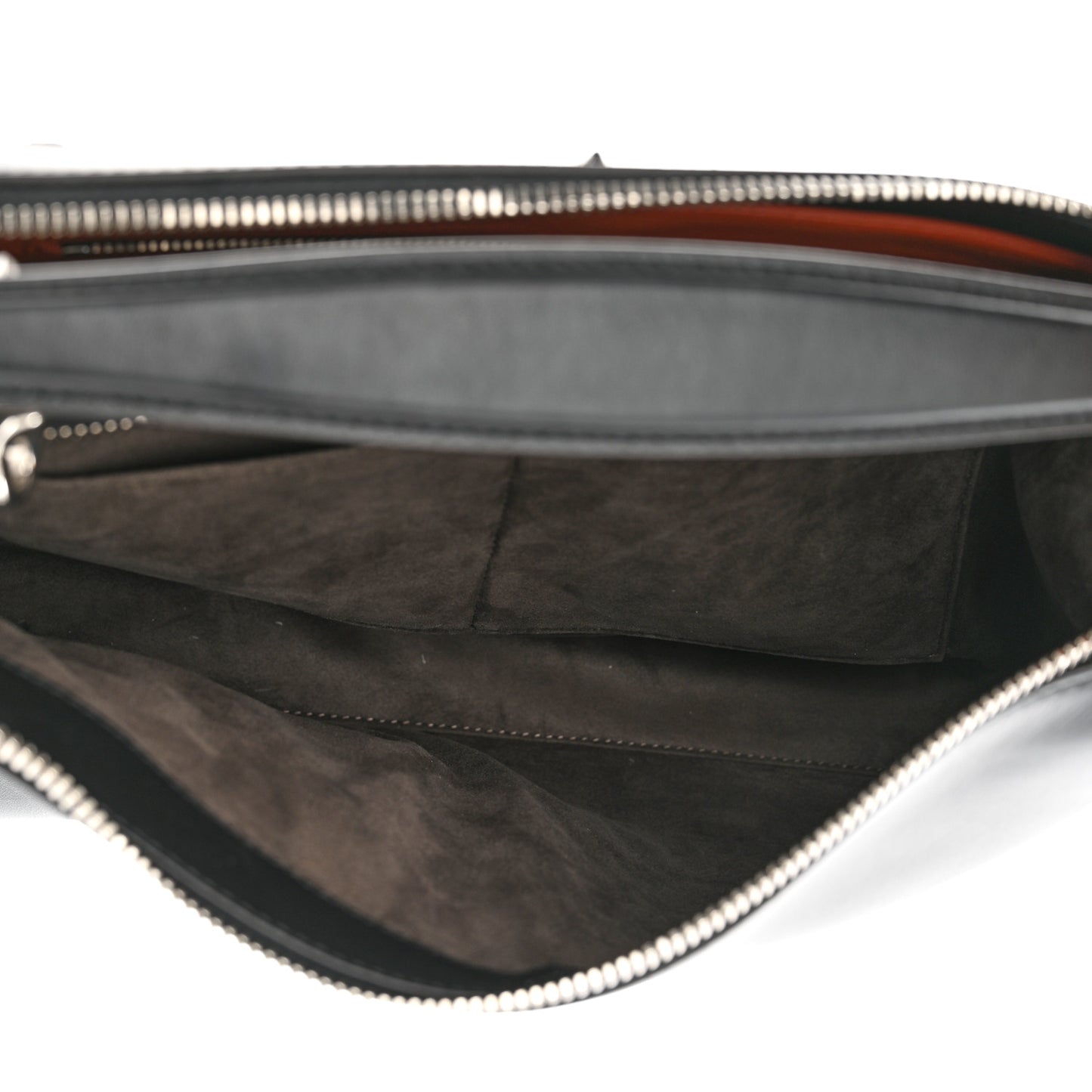 Vitello Baltico Century Dolce Waves DotCom Satchel Black Terracotta