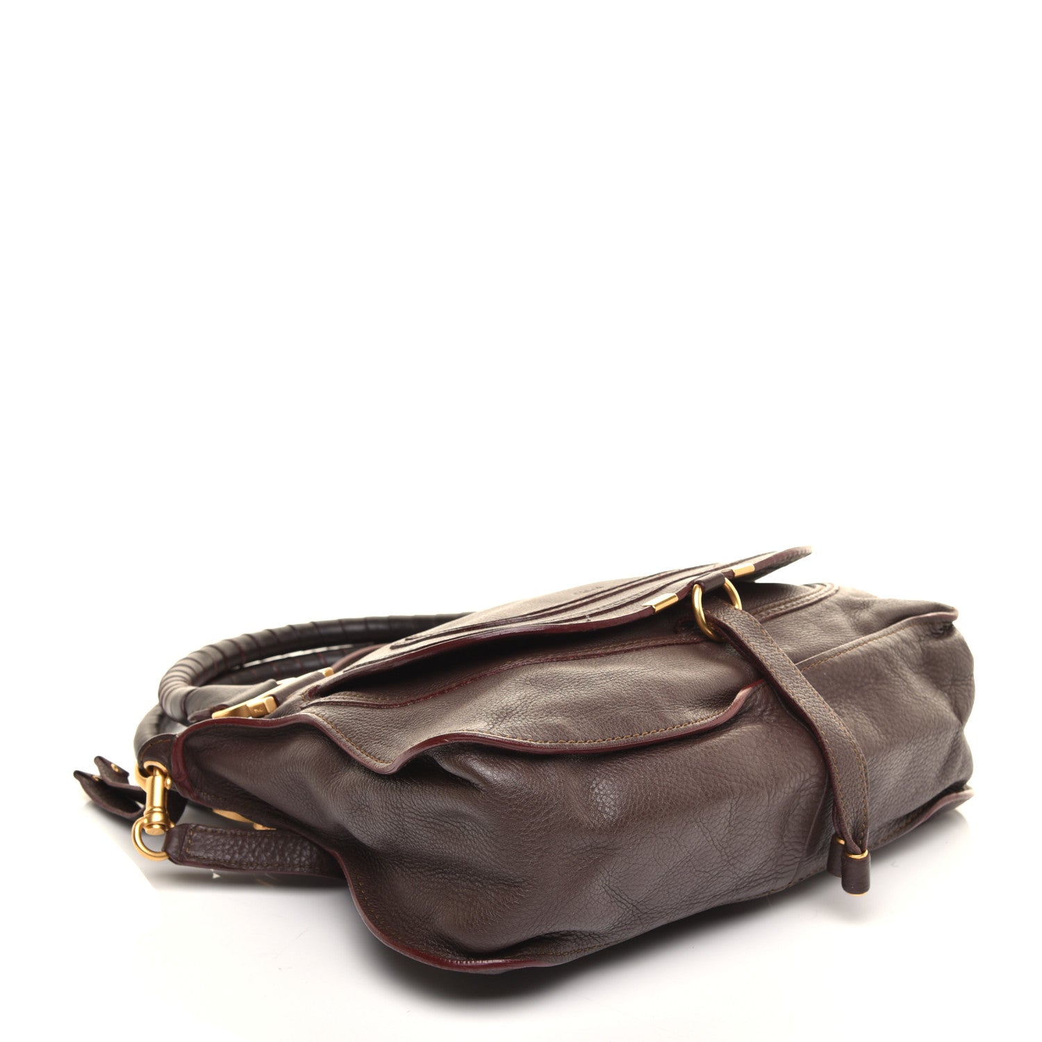 Chloe Calfskin Medium Marcie Satchel Truffle 4 of 9