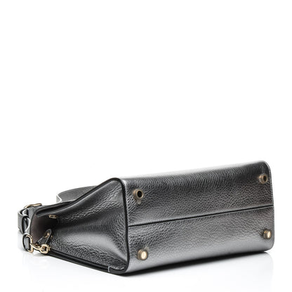 Christian Dior Metallic Grained Calfskin Medium Diorever Flap Silver 4 of 7