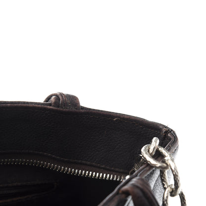 Chanel Caviar Quilted Medallion CC Tote Dark Brown 10 of 17