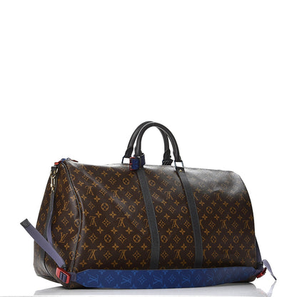 Louis Vuitton Monogram Taiga Outdoor Keepall Bandouliere 55 4 of 8