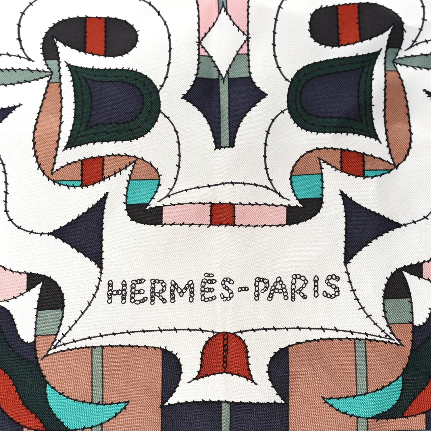 Hermes Silk Esprit Ainou Scarf 90 Multicolor 5 of 5