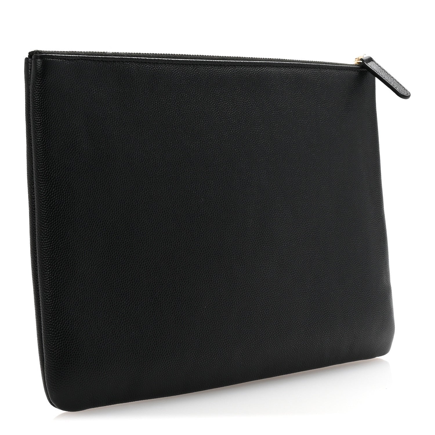 Chanel Caviar Studded Medium Deauville Pouch Black 3 of 7