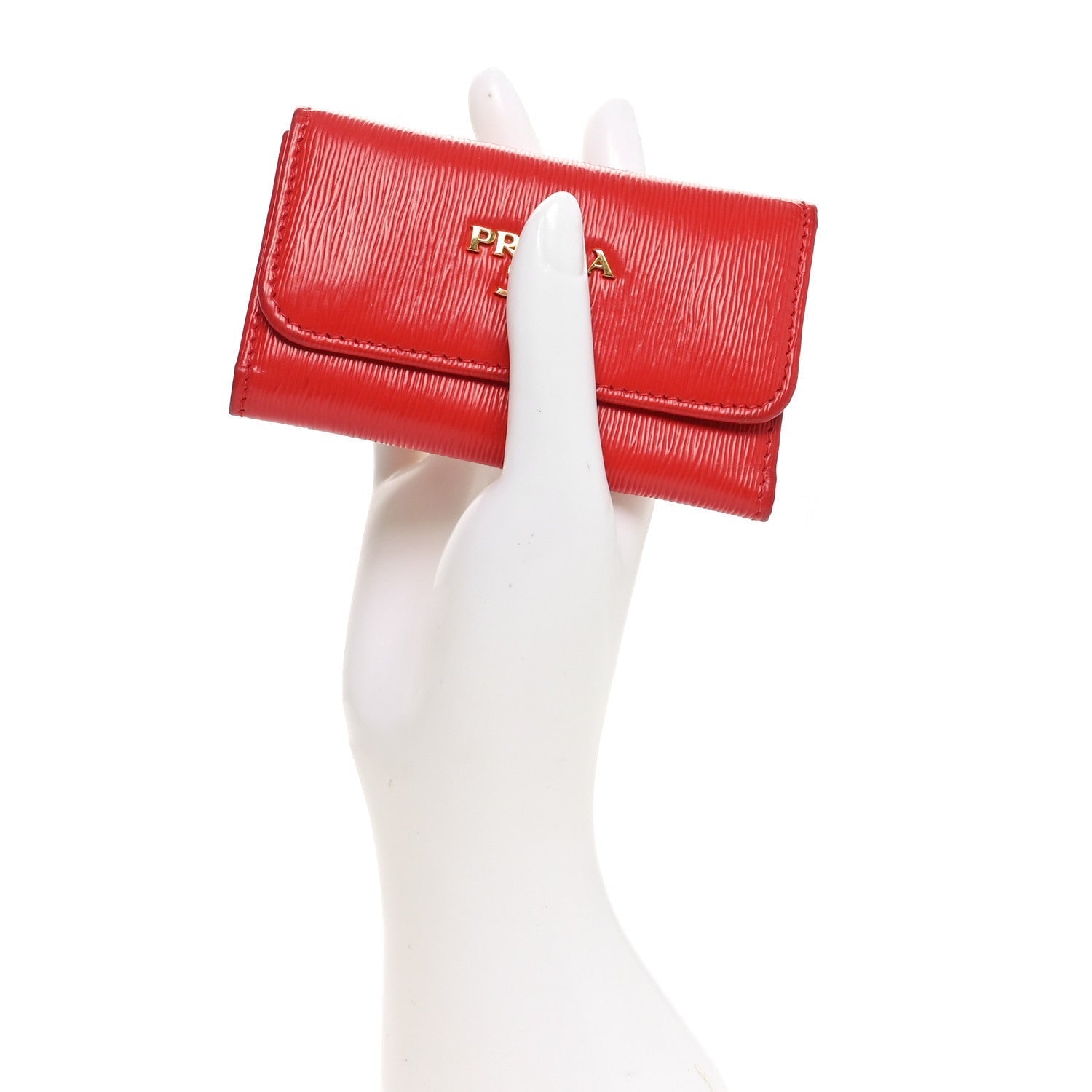 Prada Vitello Move 6 Key Holder Lacca 2 of 7