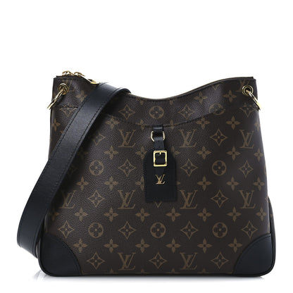 Louis Vuitton Monogram Odeon MM Black 1 of 7