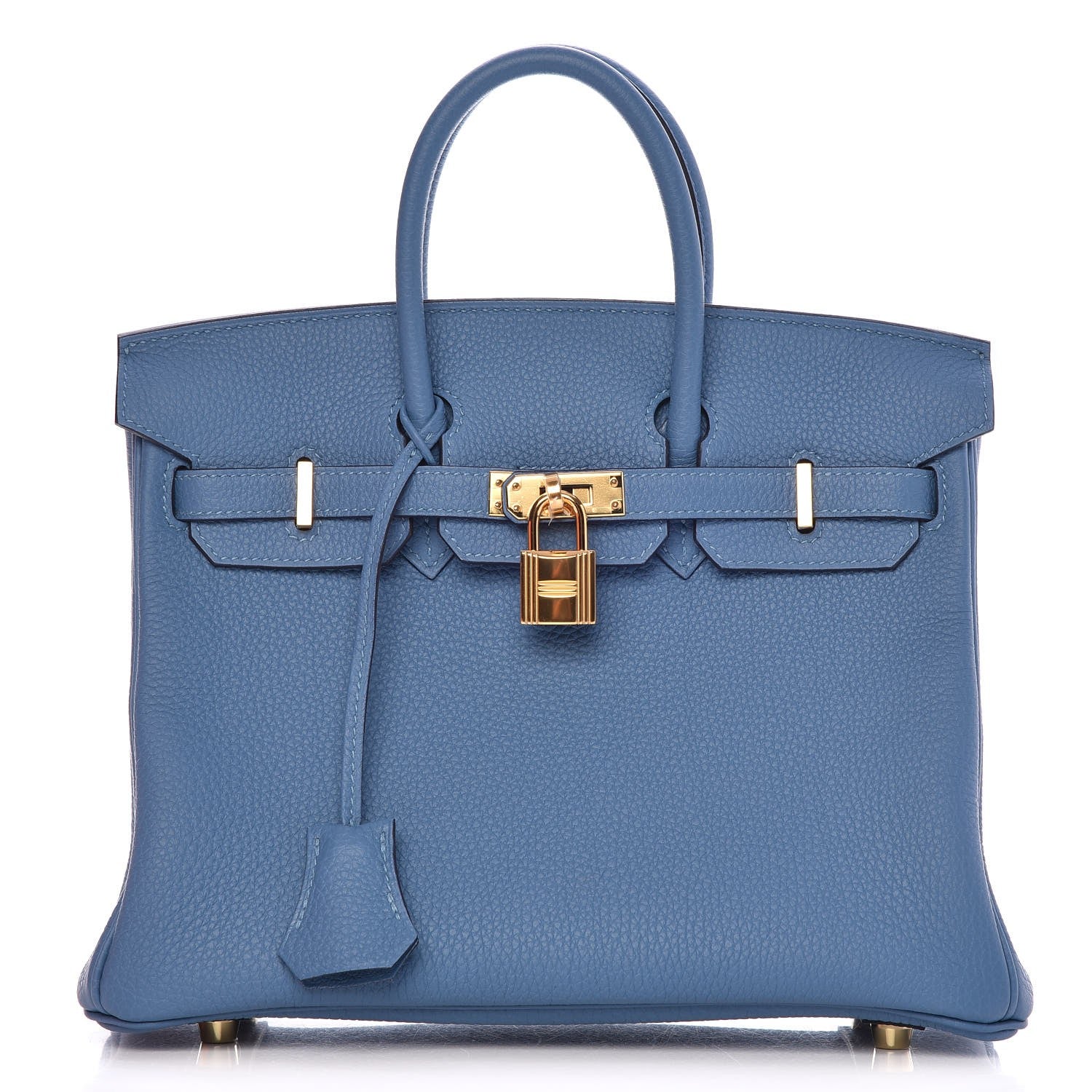 Hermes Togo Birkin 25 Azur 1 of 33