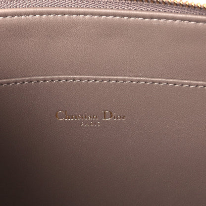 Christian Dior Supple Calfskin Cannage Large Caro Daily Pouch Warm Taupe 5 of 6