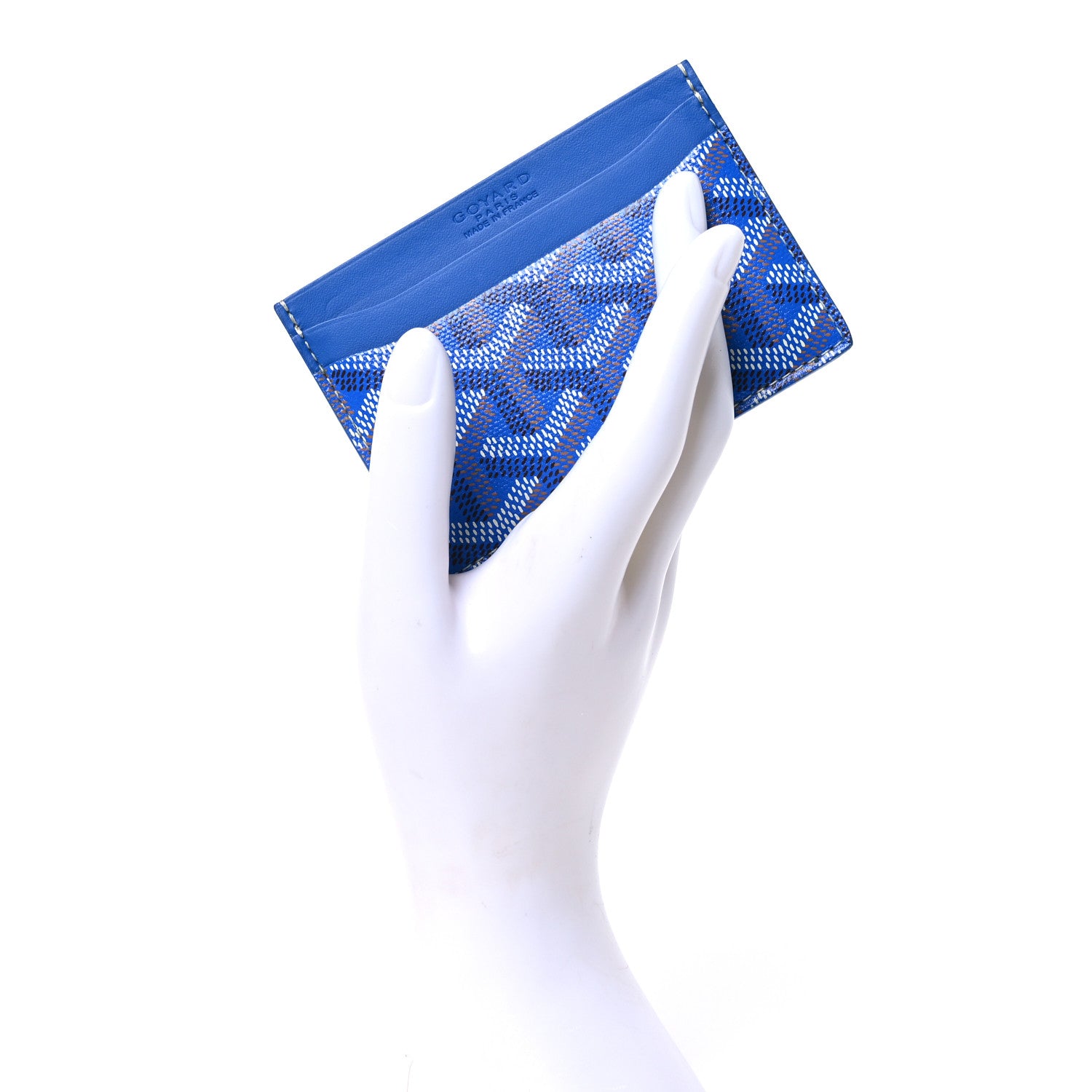 Goyard Goyardine Saint Sulpice Card Holder Sky Blue 2 of 7