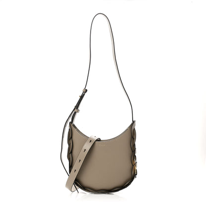 Chloe Small Grain Smooth Calfskin Small Darryl Hobo Motty Grey 1 of 12