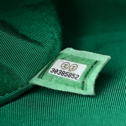 Chanel Caviar Quilted Medium Boy Flap Green 7 of 9