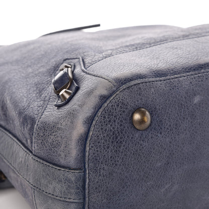 Balenciaga Agneau Classic Hardware Dome Bag Bleu Roi 8 of 11