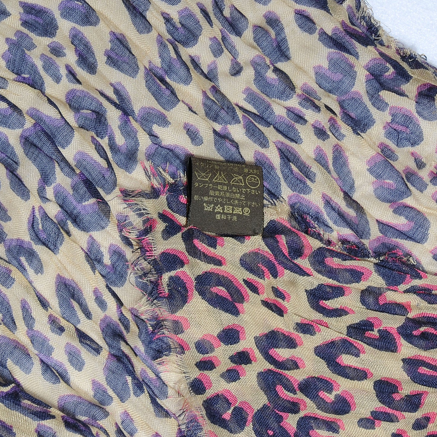 Cashmere Silk Leo Pop Stole Corail