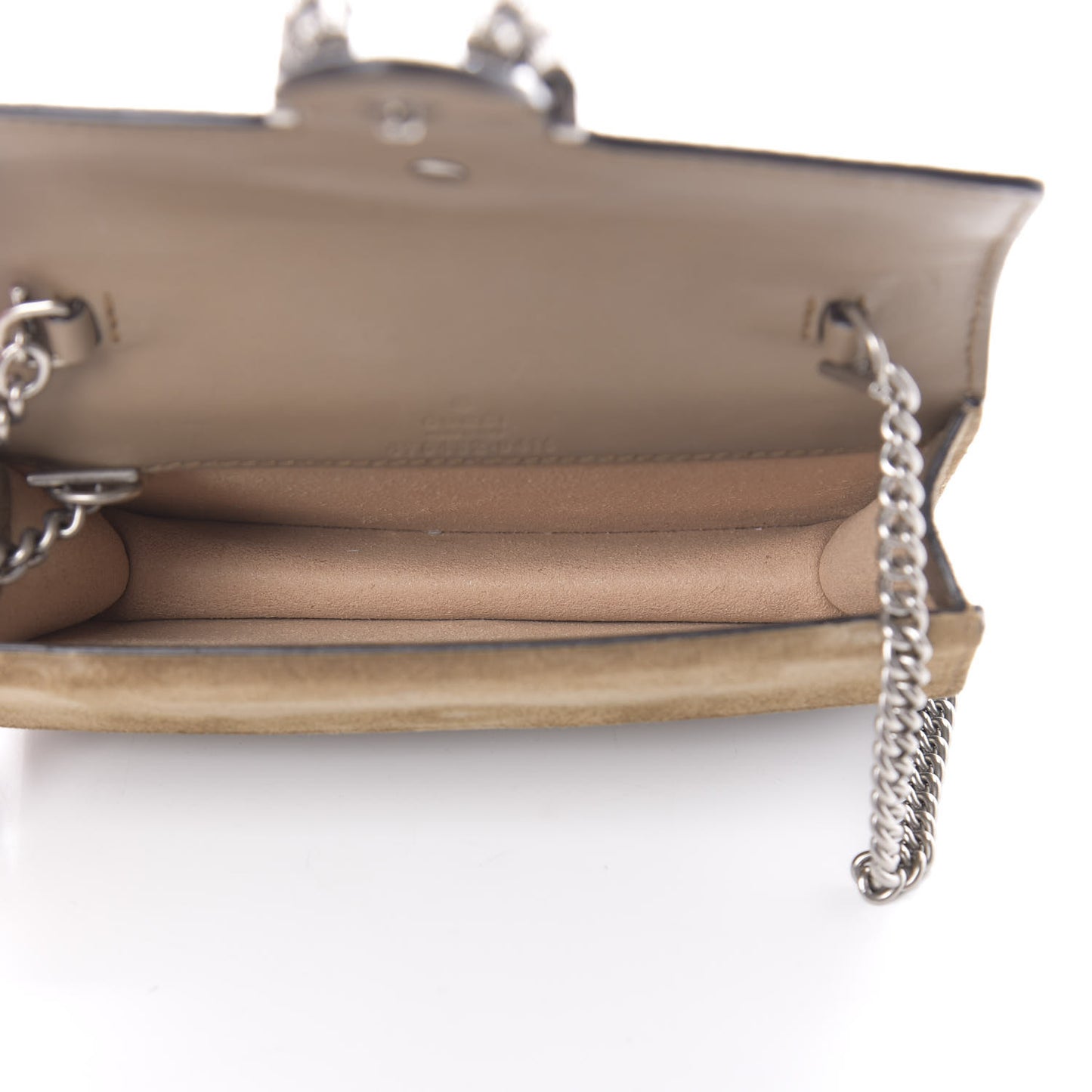 GG Supreme Monogram Super Mini Dionysus Shoulder Bag Taupe