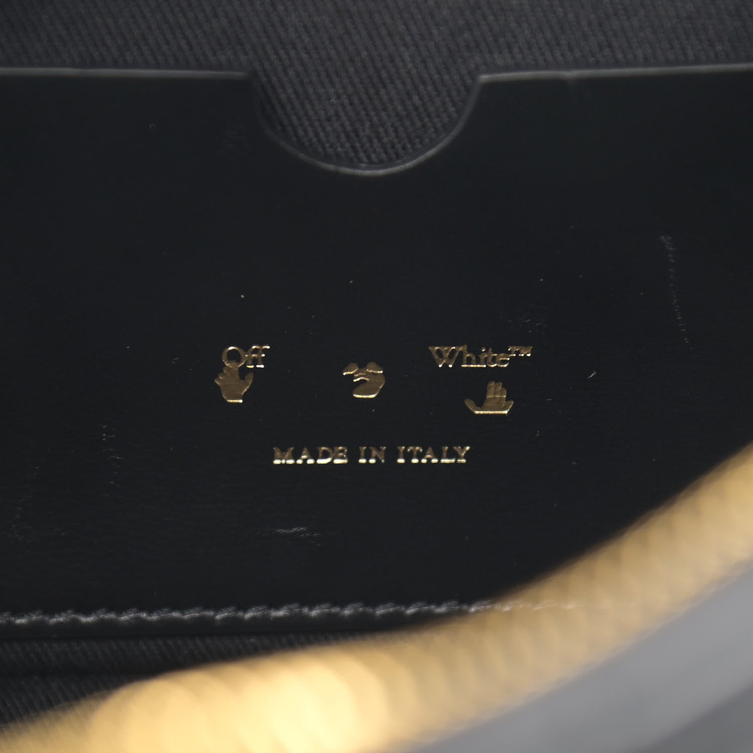 Off-White Calfskin Diagonal Quilted Jackhammer Camera Bag Black 8 of 10