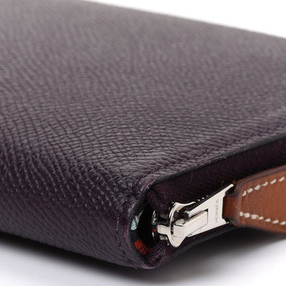 Hermes Epsom Silk'In Wallet Raisin 11 of 14