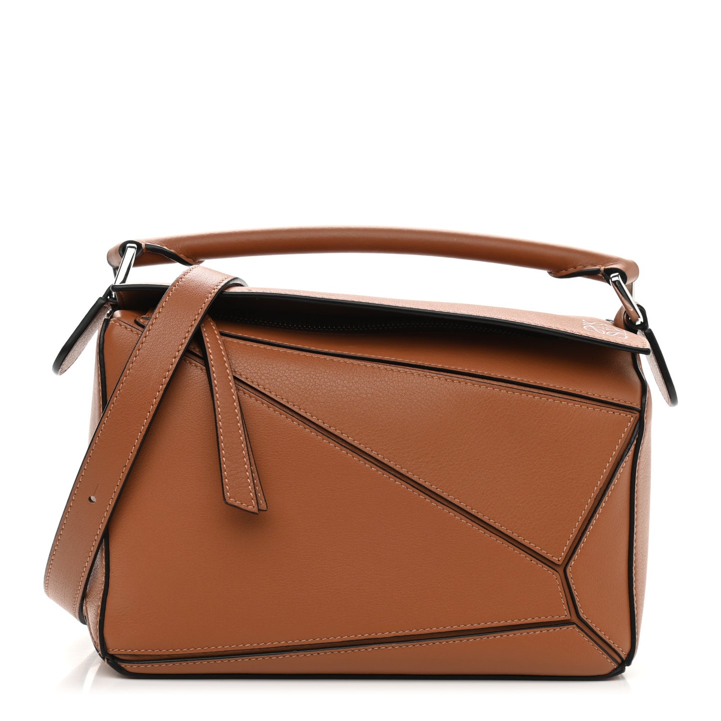Calfskin Small Puzzle Bag Tan