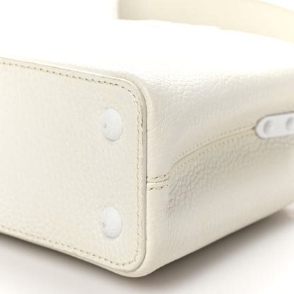 Louis Vuitton Taurillon Mini Capucines Monochrome White 9 of 11