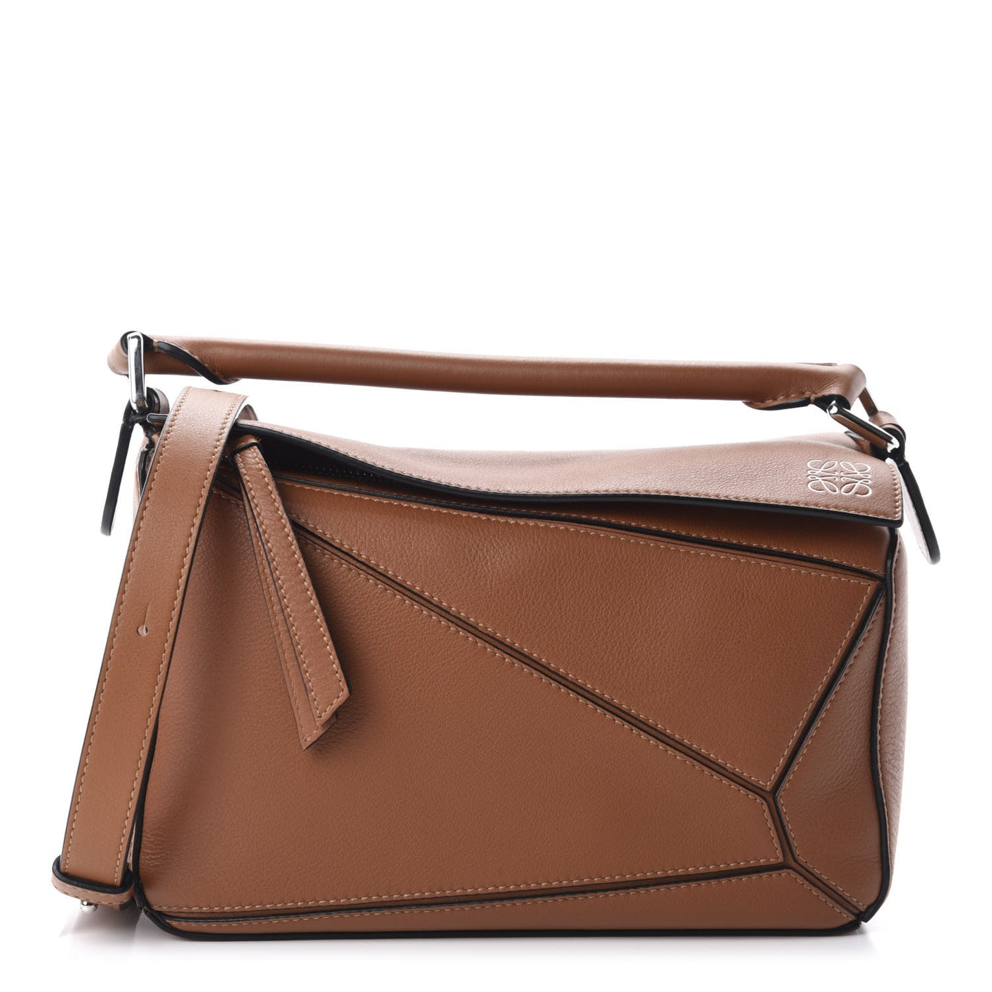 Calfskin Small Puzzle Bag Tan