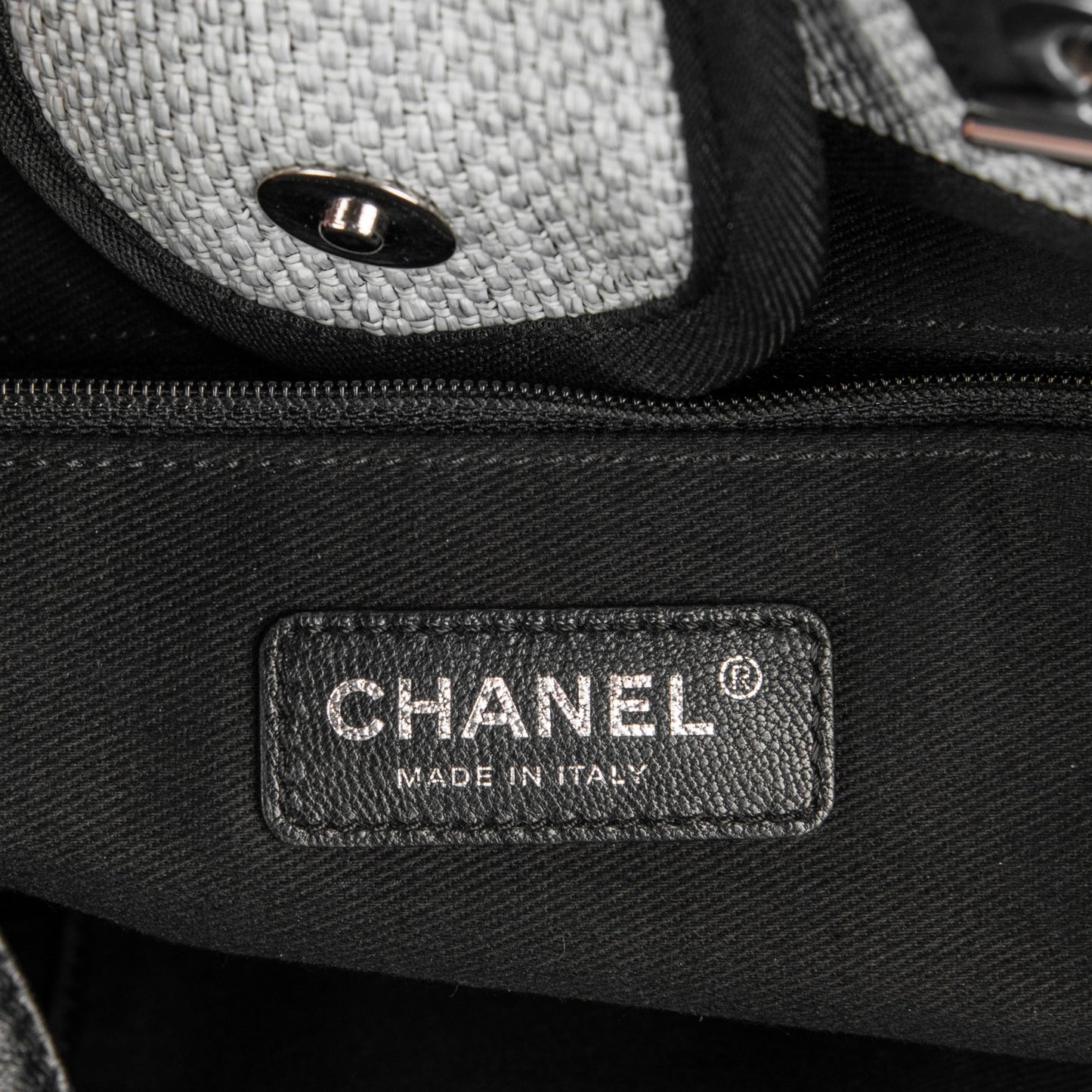 Canvas Large Deauville Tote Grey