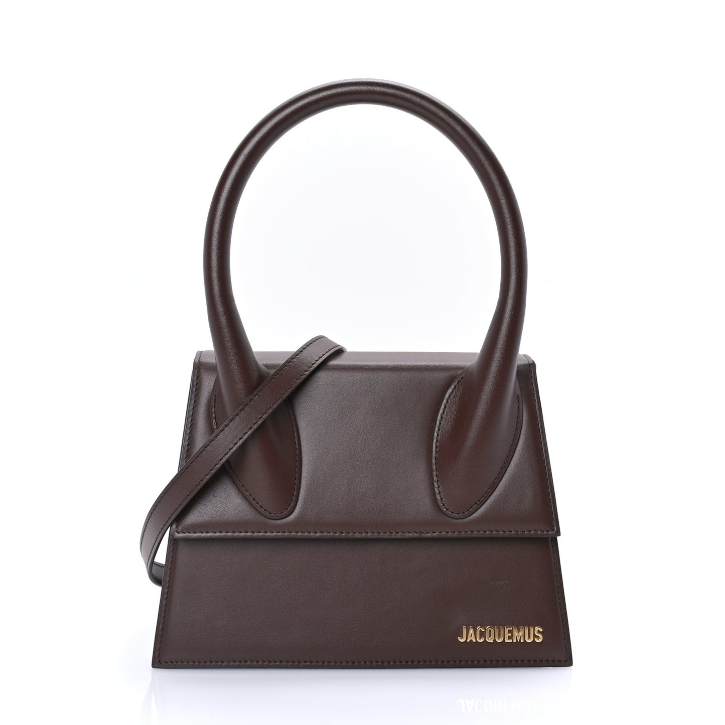 Smooth Calfskin Le Grand Chiquito  Dark Brown