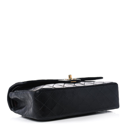 Chanel Lambskin Quilted Medium Double Flap Black 4 of 13
