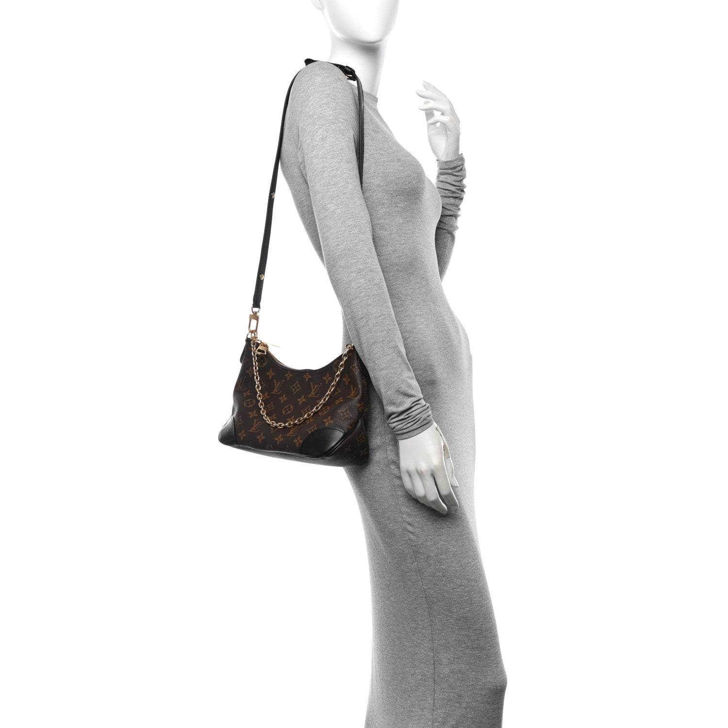 Louis Vuitton Monogram Boulogne NM Black 2 of 10