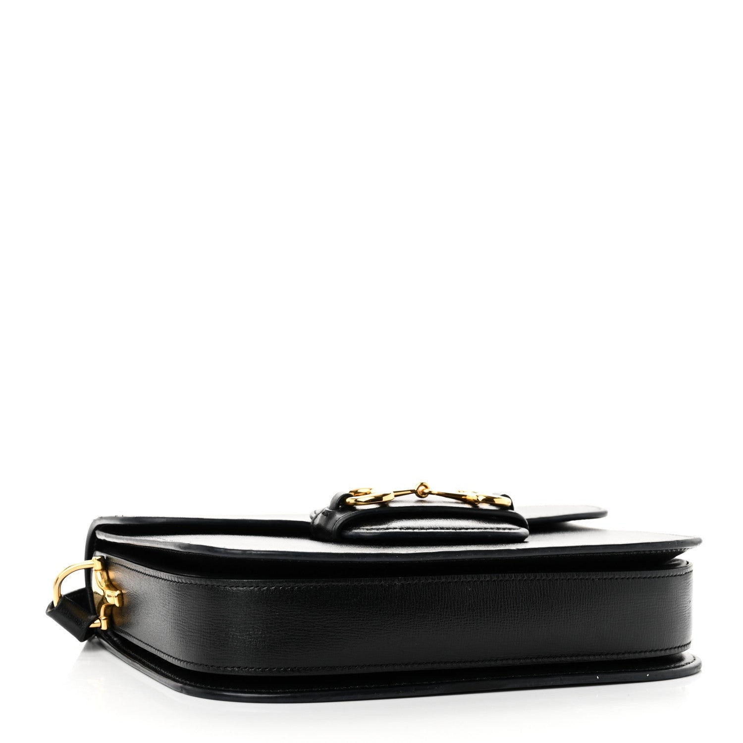 Gucci Azalea Calfskin Horsebit 1955 Shoulder Bag Black 4 of 7