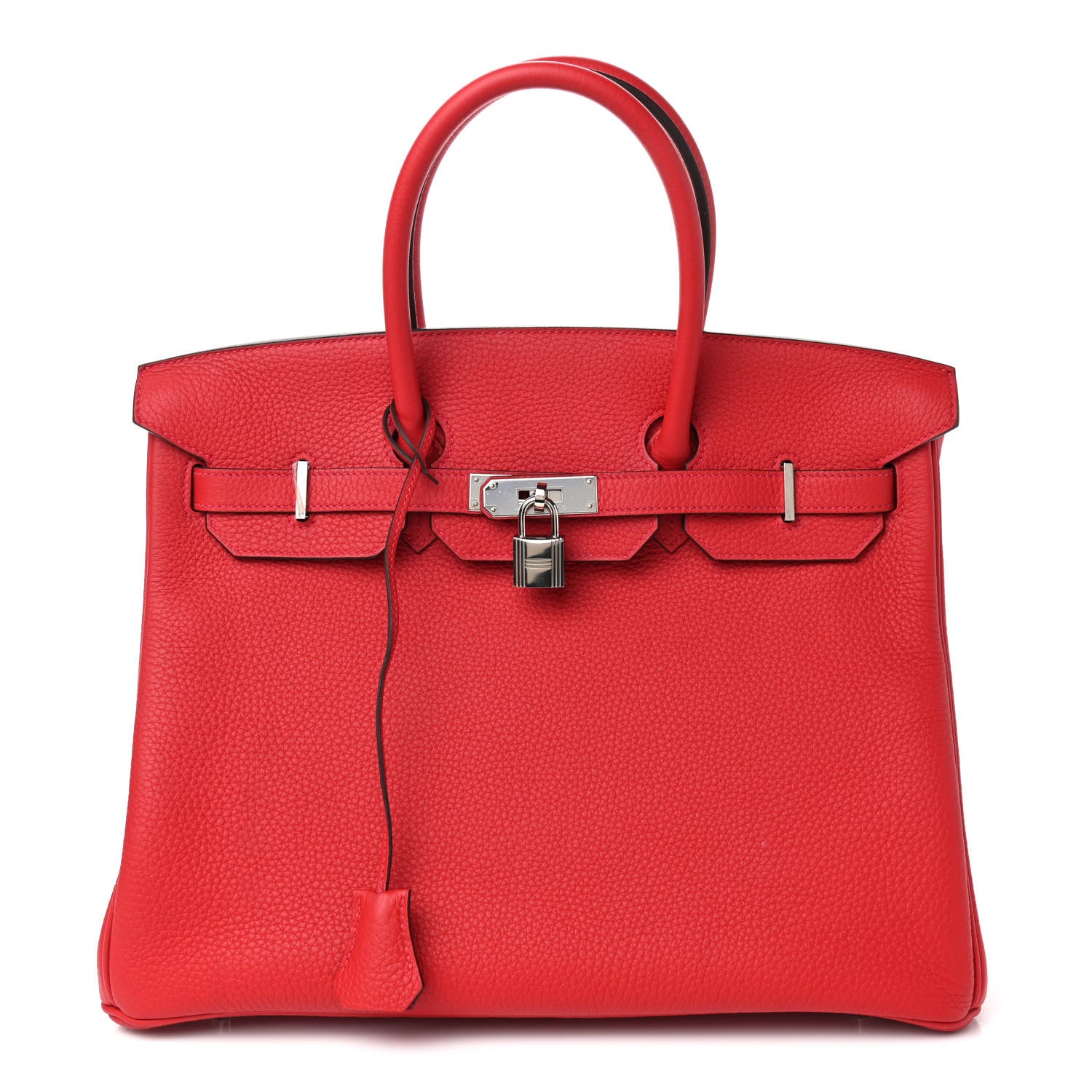 Hermes Togo Horseshoe Birkin 35 Rouge Casaque 1 of 11
