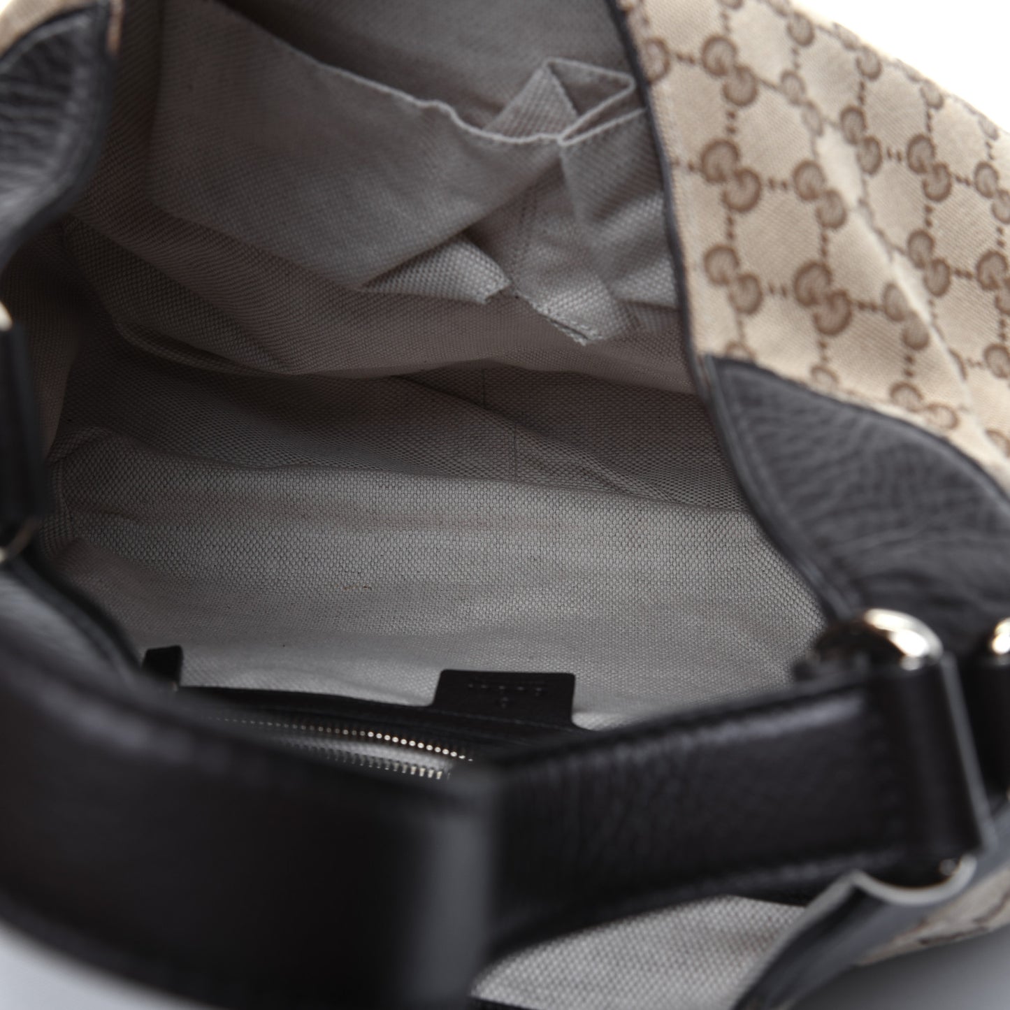 Monogram Web Medium Dressage Hobo Dark Brown