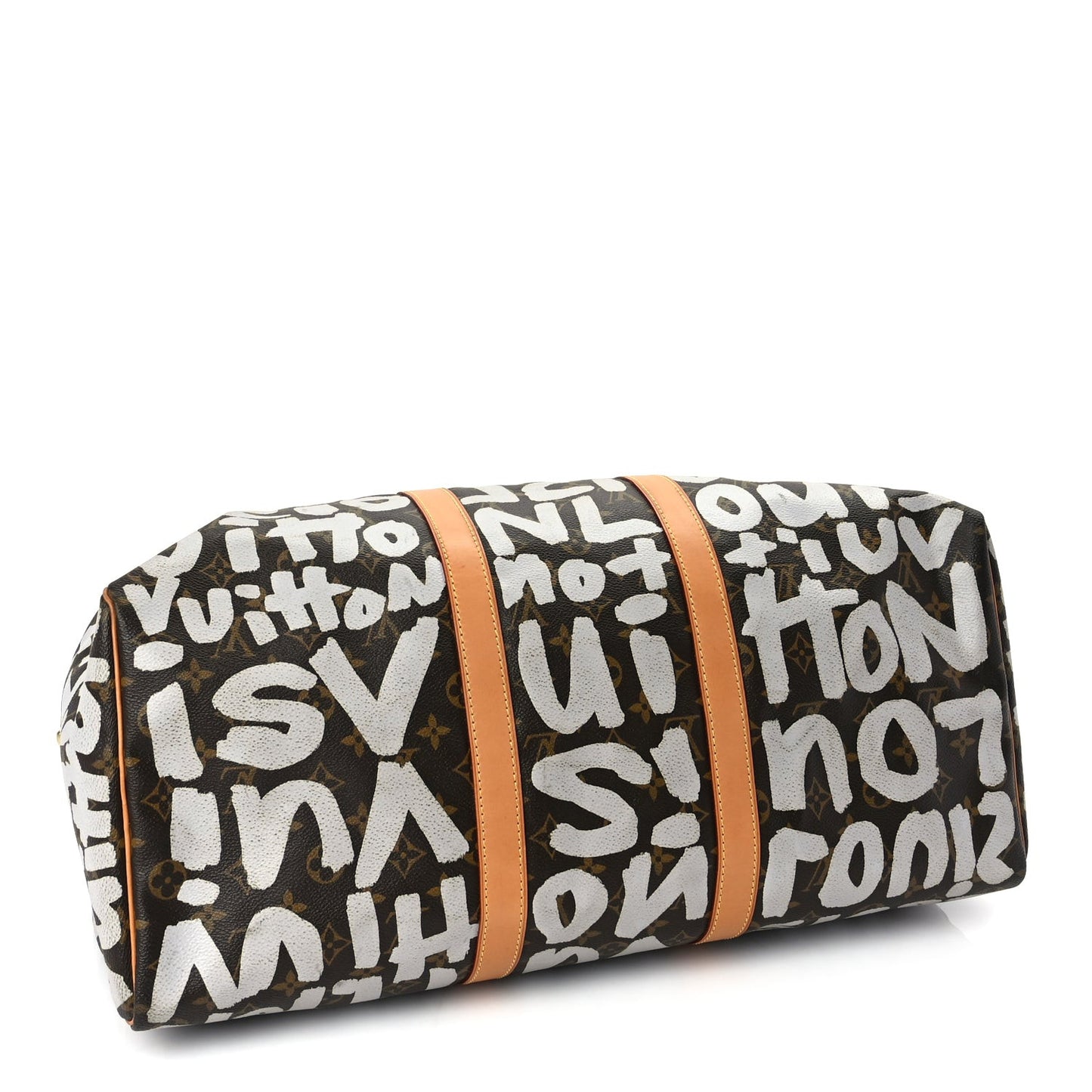 Monogram Graffiti Keepall 50  Silver