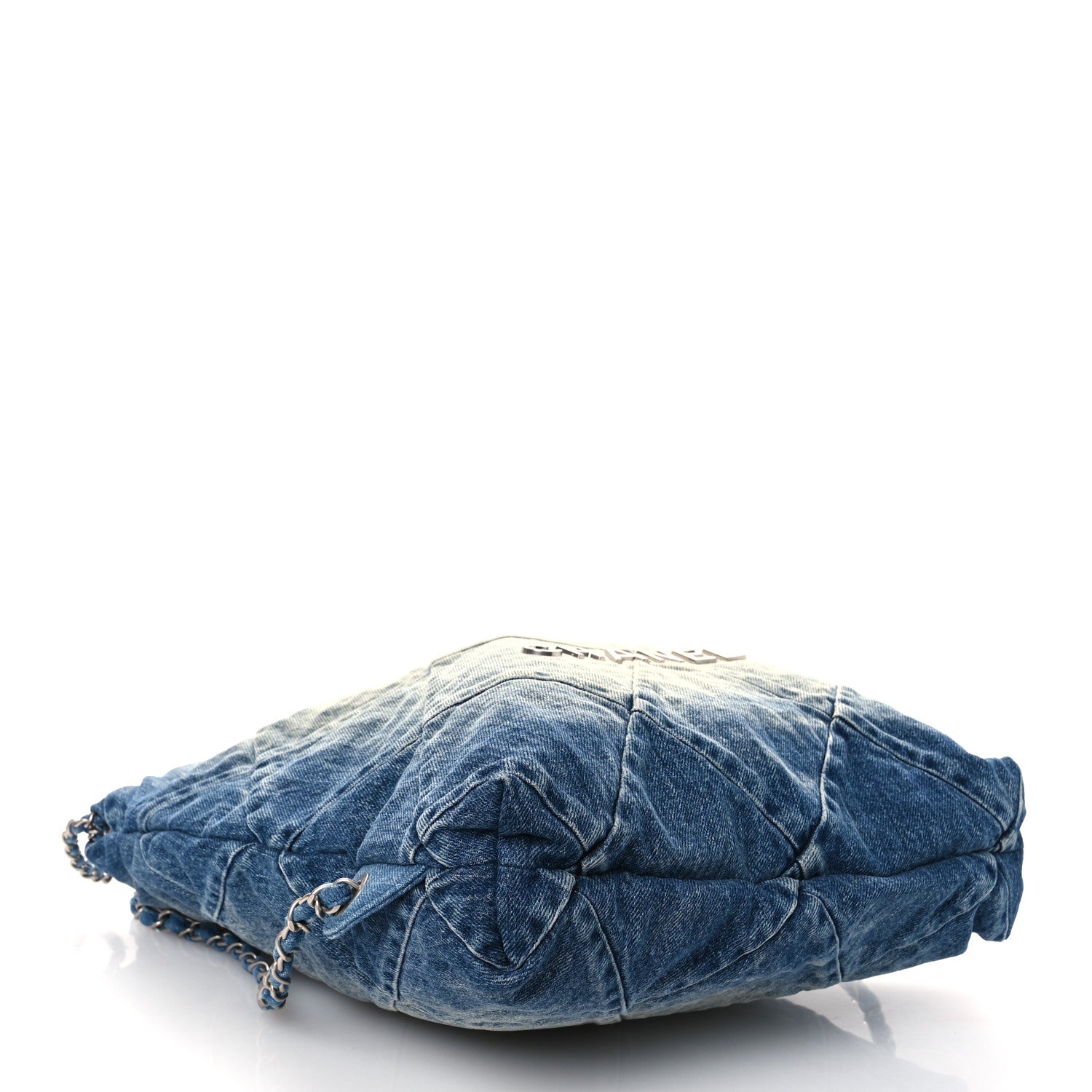 Chanel Denim Quilted Chanel 22 Backpack Blue 4 of 10