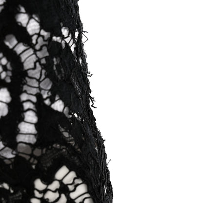 Valentino Garavani Lace Over The Knee Boots 39 Black 9 of 9