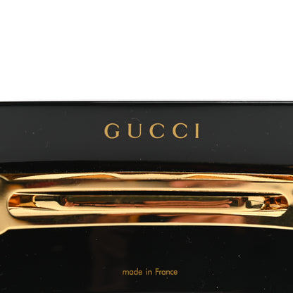 Gucci Resin Crystal Single Hair Barrette Black 4 of 4