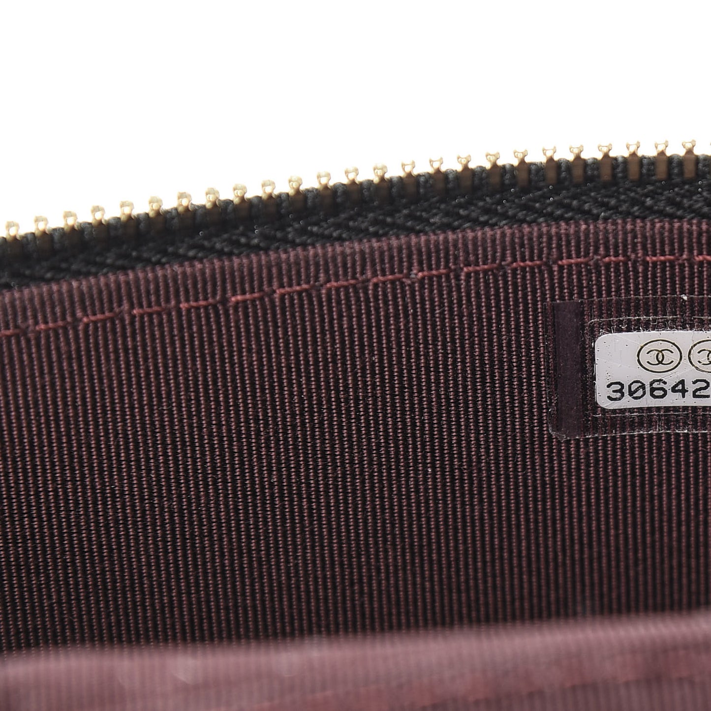 Lambskin Quilted Small Vertical Coco Beauty Vanity Case With Chain Black