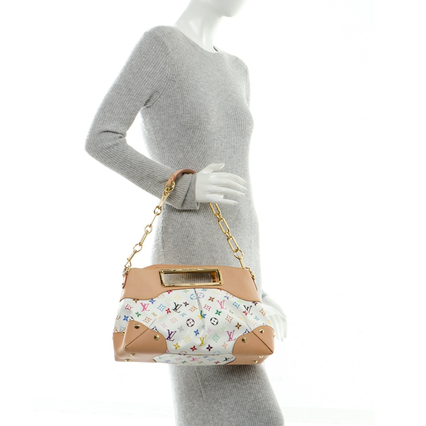 Monogram Multicolor Judy MM White