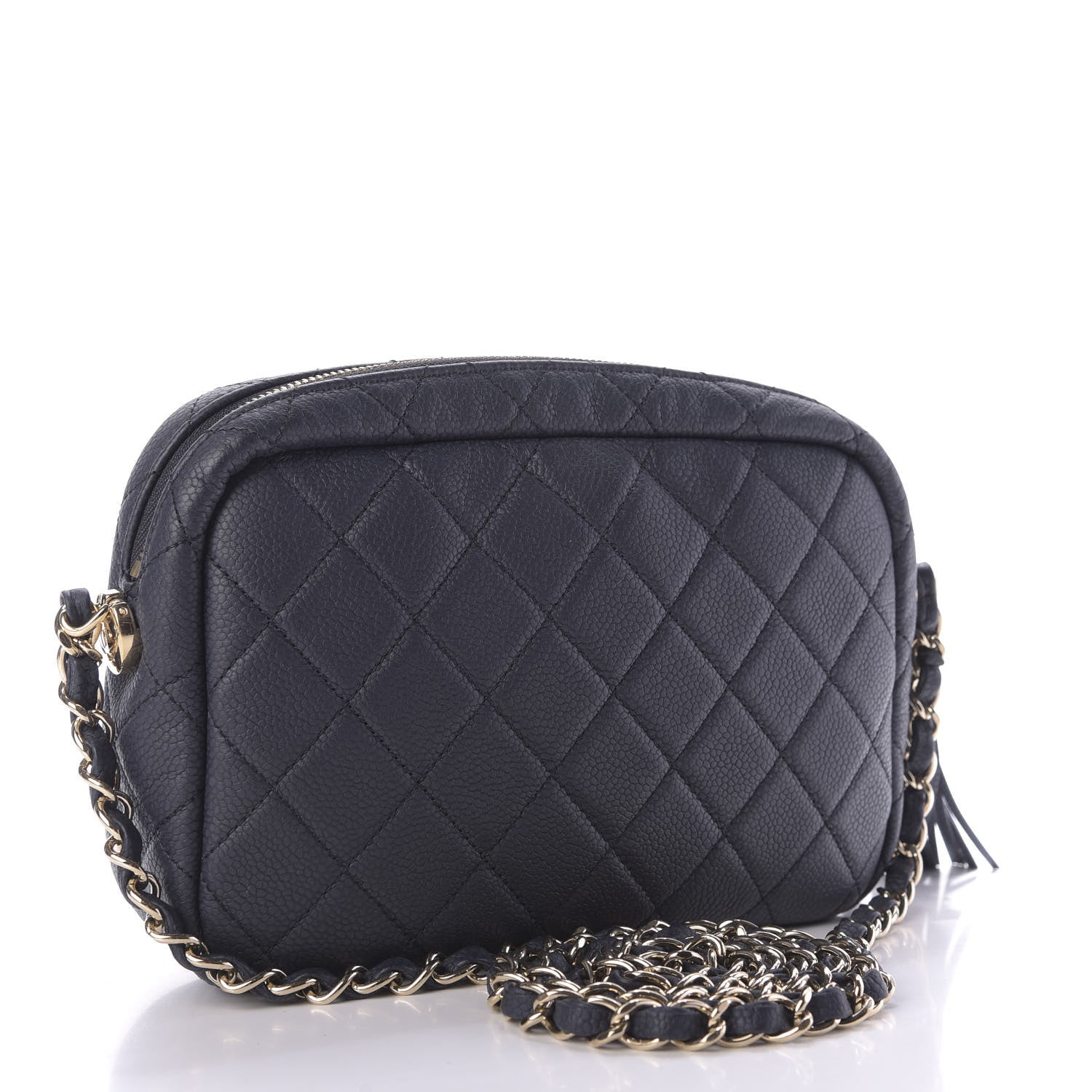 Chanel Caviar Quilted Small Coco Tassel Camera Case Dark Navy 3 of 9