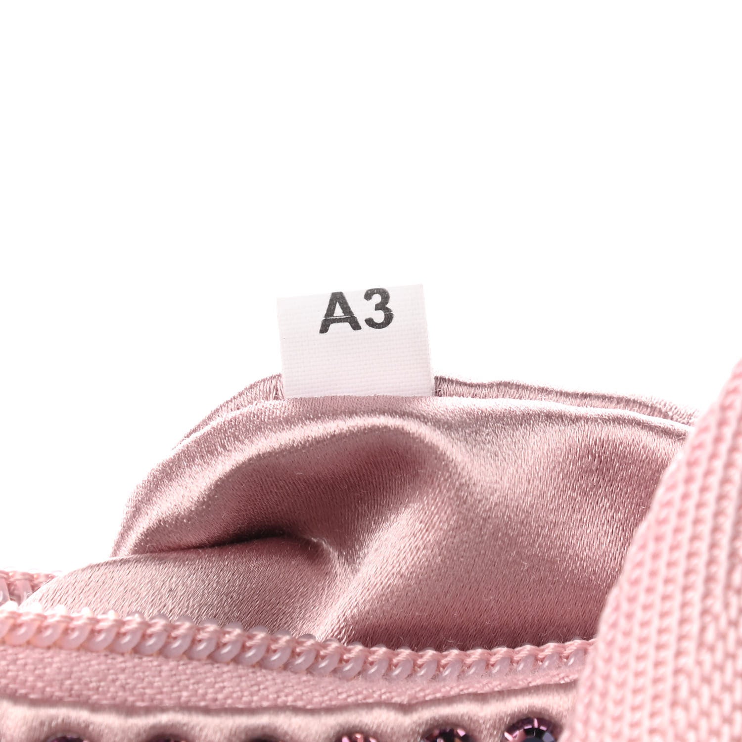 Prada Satin Crystal Mini Re-Edition 2000 Bag Alabastro 8 of 11